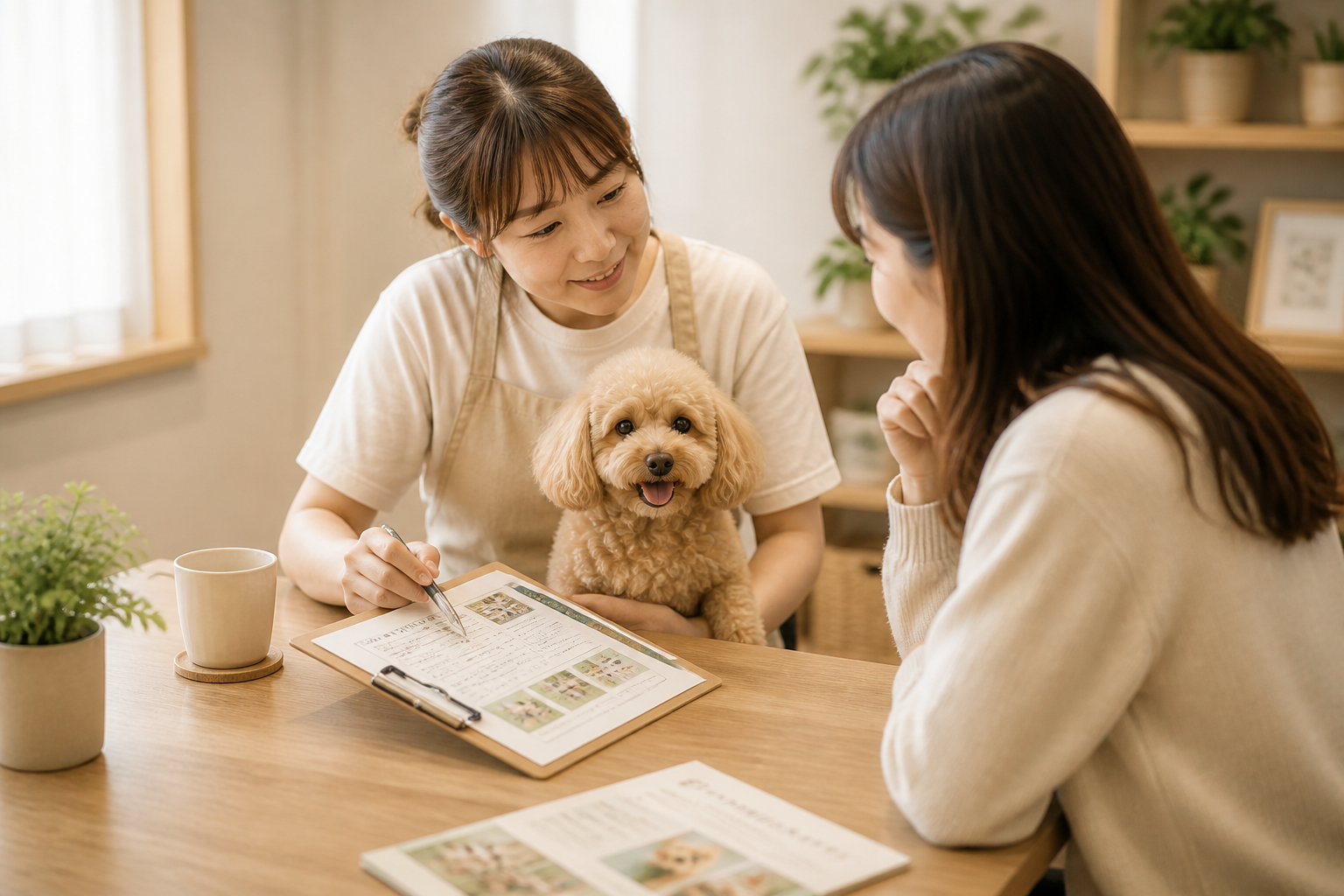 ひだまりペットケアの雰囲気を伝えるビジュアル